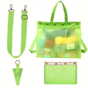 Handwerktas - tote bag Groen