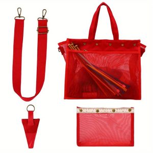 Handwerktas - tote bag Rood