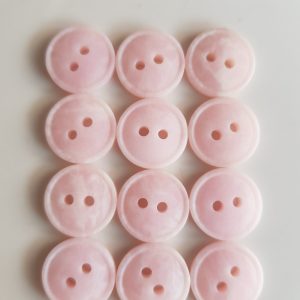 Roze knopen 12 stuks