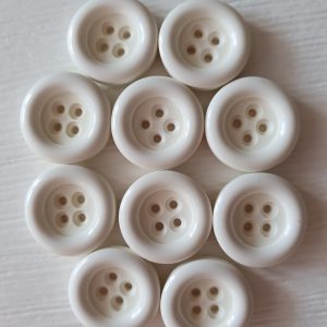 Witte knopen 10 stuks