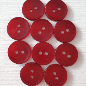 Rode knopen 10 stuks