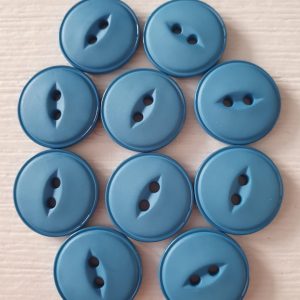 Blauwe knopen 10 stuks