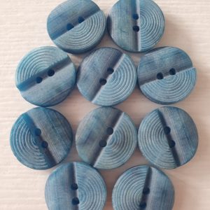 Blauwe knopen 10 stuks