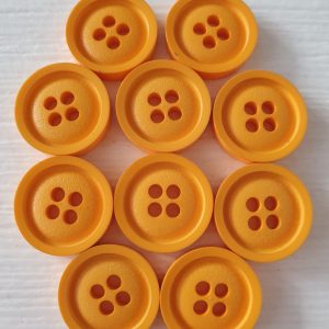Oranje knopen 10 stuks