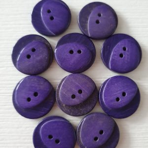 Paarse knopen 10 stuks