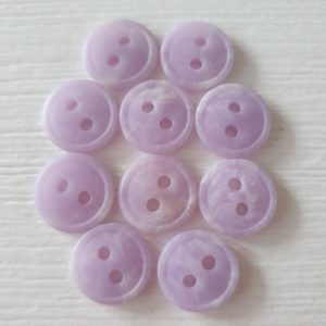 Lila knoopjes 10 stuks