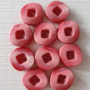 Rode knopen 10 stuks