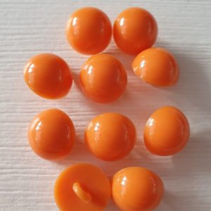 Oranje bolle knoopjes 10 stuks