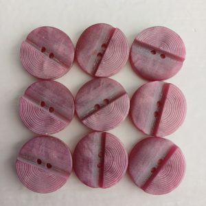 Roze knopen 9 stuks