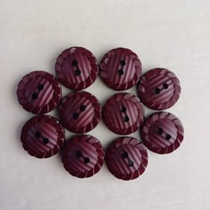 Donkerrode knopen 10 stuks