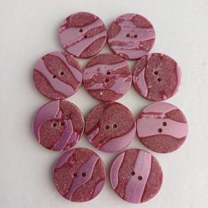 Roze knopen 10 stuks