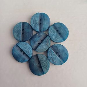 Blauwe knopen 7 stuks