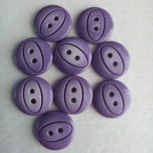 Paarse knopen 9 stuks