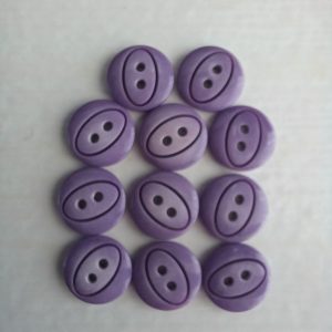 Paarse knopen 11 stuks