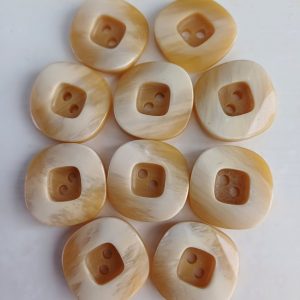 Gele knopen 10 stuks