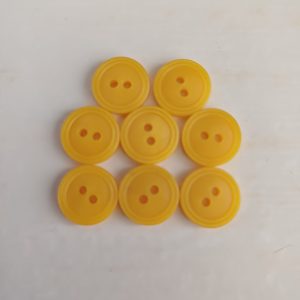 Gele knopen 8 stuks
