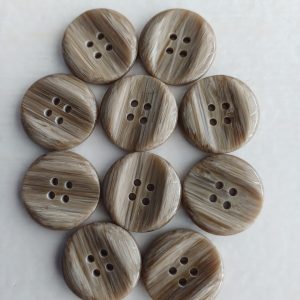 Bruine knopen 10 stuks