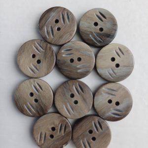 Bruine knopen 10 stuks