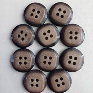 Bruine knopen 10 stuks