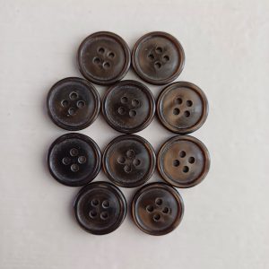 Bruine knopen 10 stuks