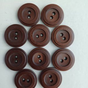 Bruine knopen 10 stuks