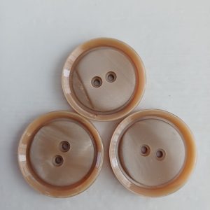 Bruine knopen 3 stuks