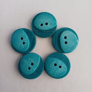 Grote blauwe knopen 5 stuks