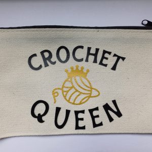 Haaknaalden tasje etui wit