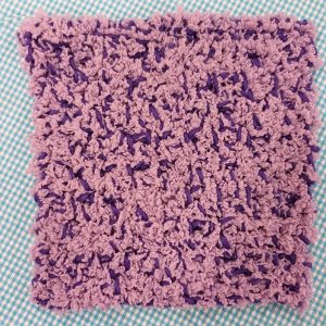 Superzacht knuffeldoekje paars