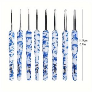 Set 8 ergonomische haaknaalden