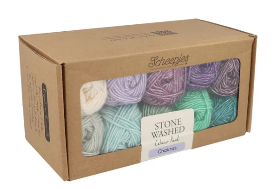 Scheepjes Stone Washed colour pack 10x25 g - Chakras - Afbeelding 2