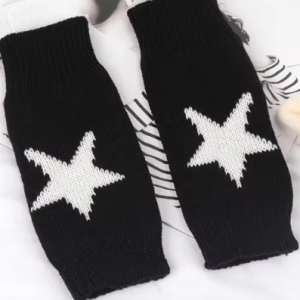 Vingerloze handschoenen handwarmers zwart