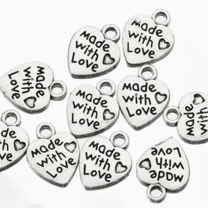 Bedel hart 'made with love' 10 stuks