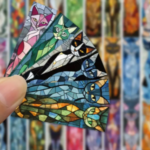 Boekenleggers kat 5 stuks