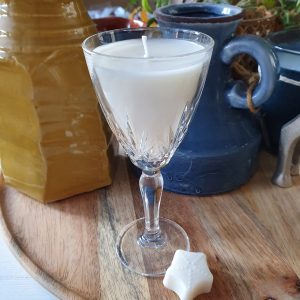 Borrel glaasje soja wax kaars