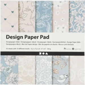 Design paper pad flowers