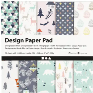 Design paper pad winter