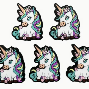 Unicorn silicone kraal bedel