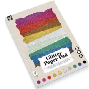 Glitter paper pad A4
