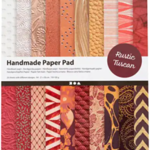 Handmade paper pad Toscane