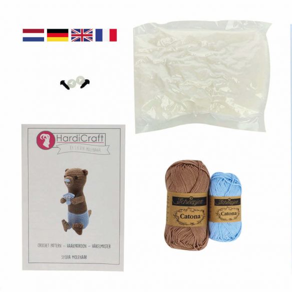 Hardicraft haakpakket amigurumi Otis de Otter - Afbeelding 3