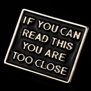 Metalen pin: If you can...