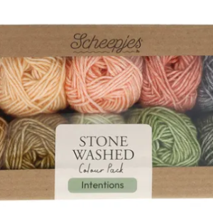 Scheepjes Stone Washed colour pack 10x25 g - Intentions