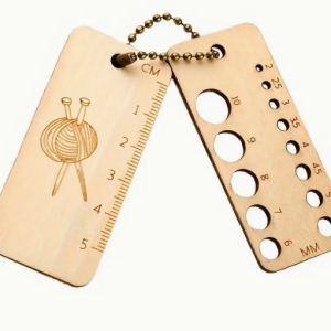 Set liniaal en dikte naald meter