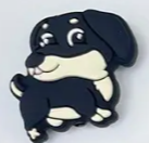 Naaldstoppers honden 2 stuks zwart crème