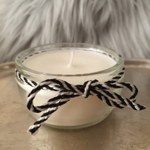 Glazen schaaltje Kokos