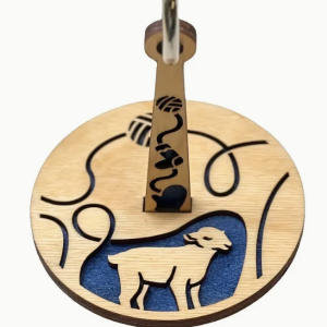 Garenhouder schaap blauw