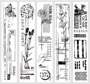 Stempels stamp set F