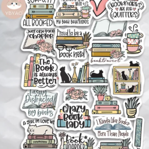 Booklovers stickers 44 stuks