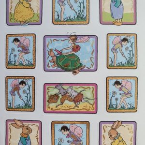 stickers bunny en fairy